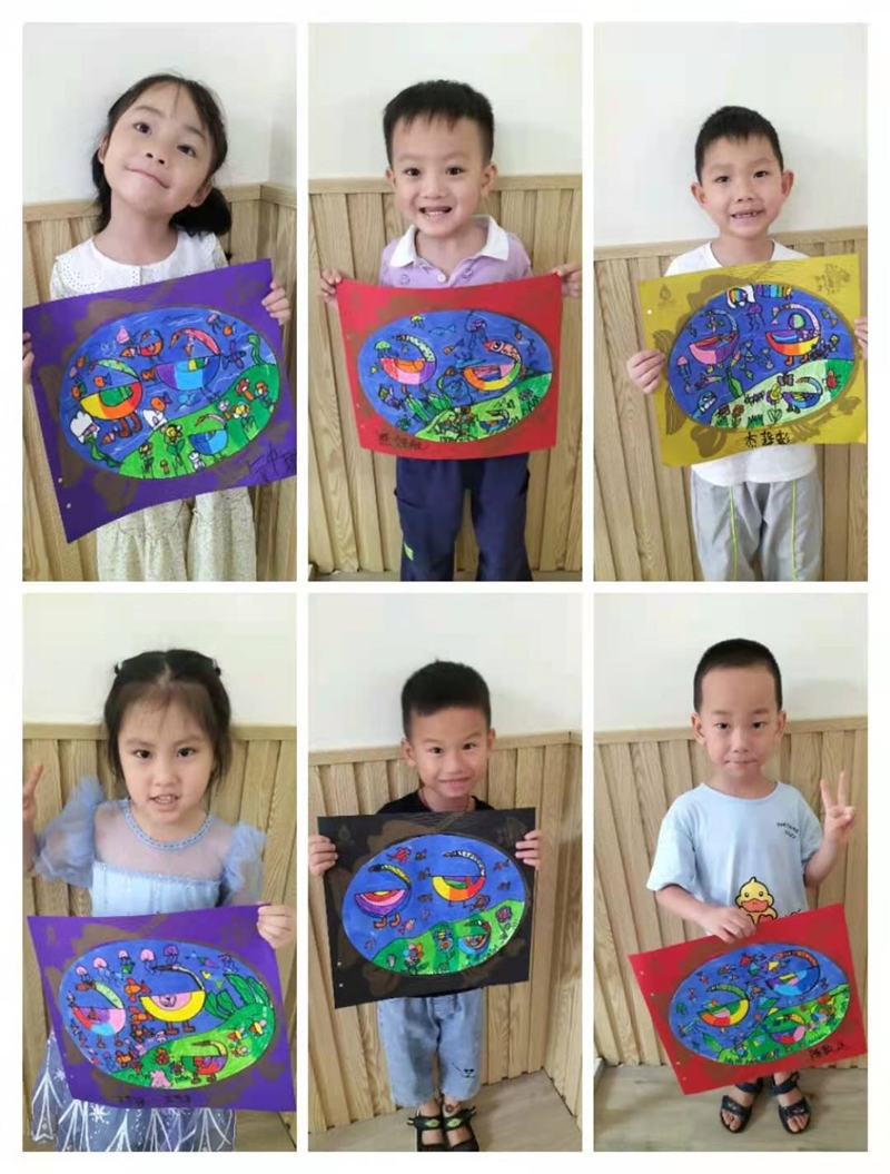 兒童創(chuàng)意繪畫(huà)作品-廣思雅幼兒園